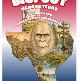 Bigfoot Across Texas Färgläggningsbok