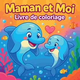 Chris Maman Et Moi Färgläggningsbok