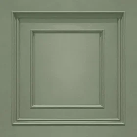 Albany Amara Panel Wallpaper Green Wood 7400