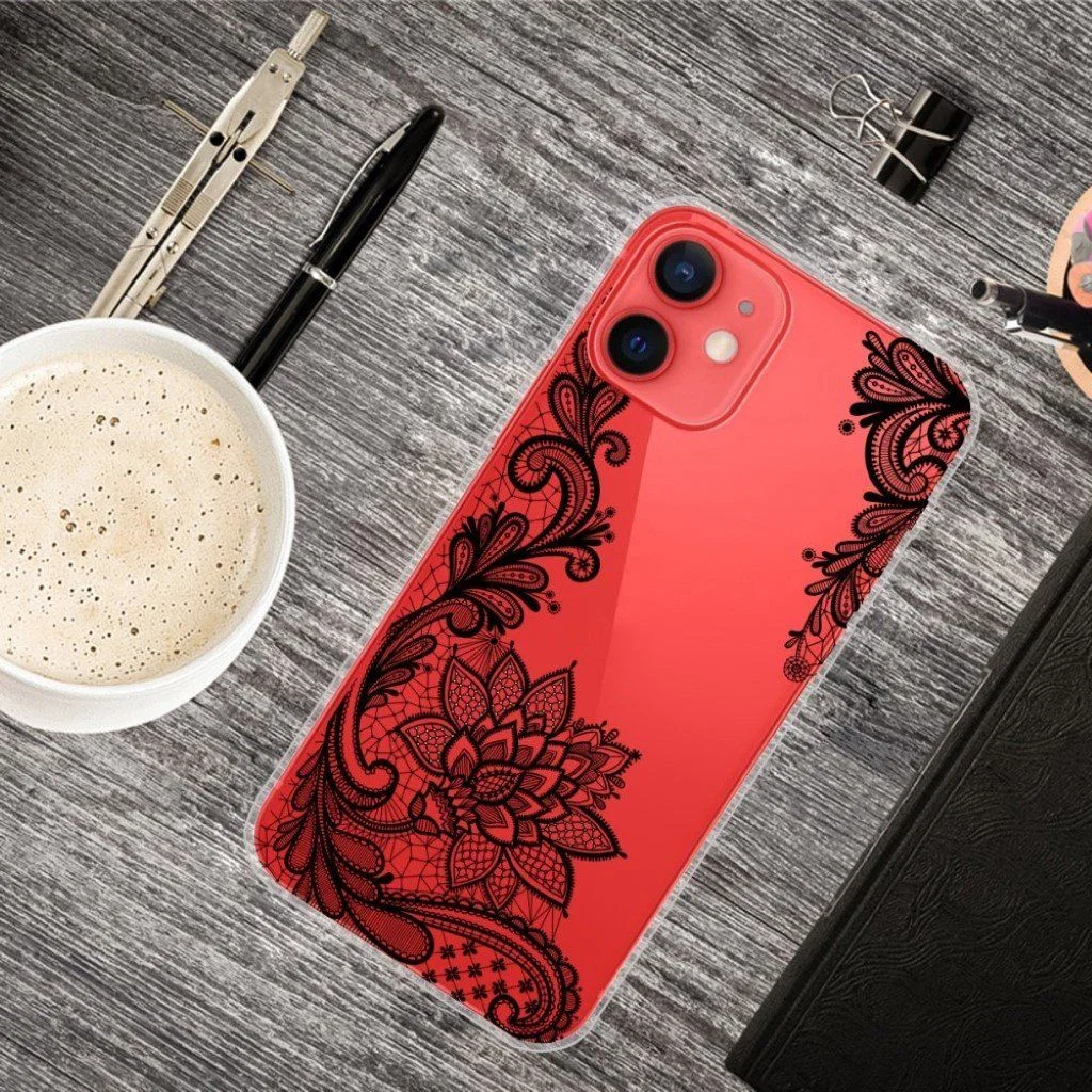 Deco Lace Flower Case for iPhone 13