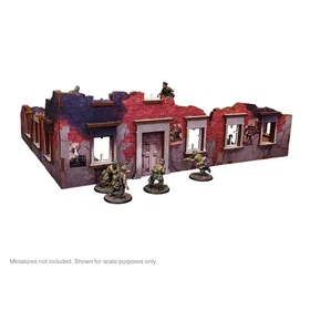 Micro Art Studio WW2 Ostfront Stalingrad Ruined Building 28mm/1:56