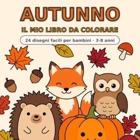 Autunno Il Mio Libro Da Colorare för Barn