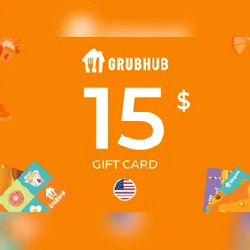 Grubhub Presentkort 15 USD
