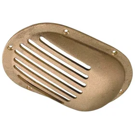 Perko Strainer 8x5 1/8" Grey
