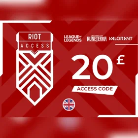 Riot Games Riot Access Code - 20 GBP Nyckel