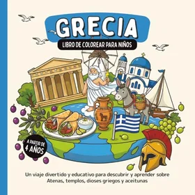 Grecian Grecia Färgläggningsbok För Barn