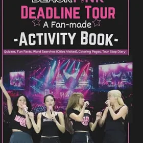 BLACKPINK Deadline Tour Activity Book Färgläggningsbok