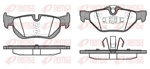 Remsa Brake Pad Set 1145.10