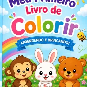 Independently Meu Primeiro Livro De Colorir Aprendendo E Brincando