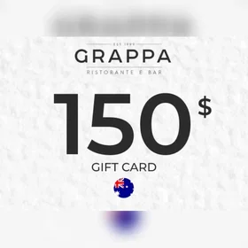 Grappa Ristorante & Bar Gift Card 150 AUD