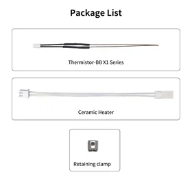 Phaetus Bambu Lab X1/X1C Ceramic Heater & Thermistor