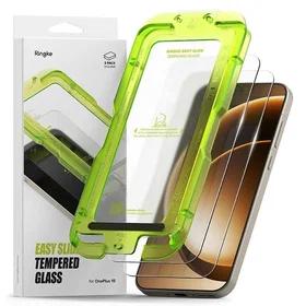 Ringke Easy Slide Hærdet glas skærmbeskytter for OnePlus 15 (2-pack)