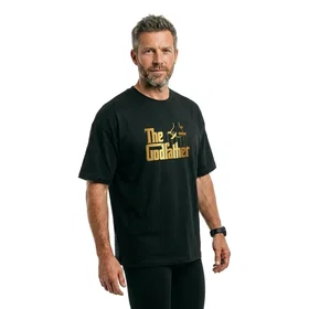 MERCHCODE The Godfather Gold Logo Kortärmad T-shirt (Herr)