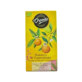 Chocolate Orgániko Apelsin & Kardemumma Mjölkchoklad 46% 70g