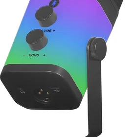 NÖRDIC Ammattimainen RGB Dynaaminen Mikrofoni USB-C, XLR, 3,5mm
