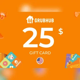 Grubhub Gavekort 25 USD