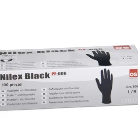 Nilex PF-606 Pulverfri Nitril Engangshandsker Medium 100pcs