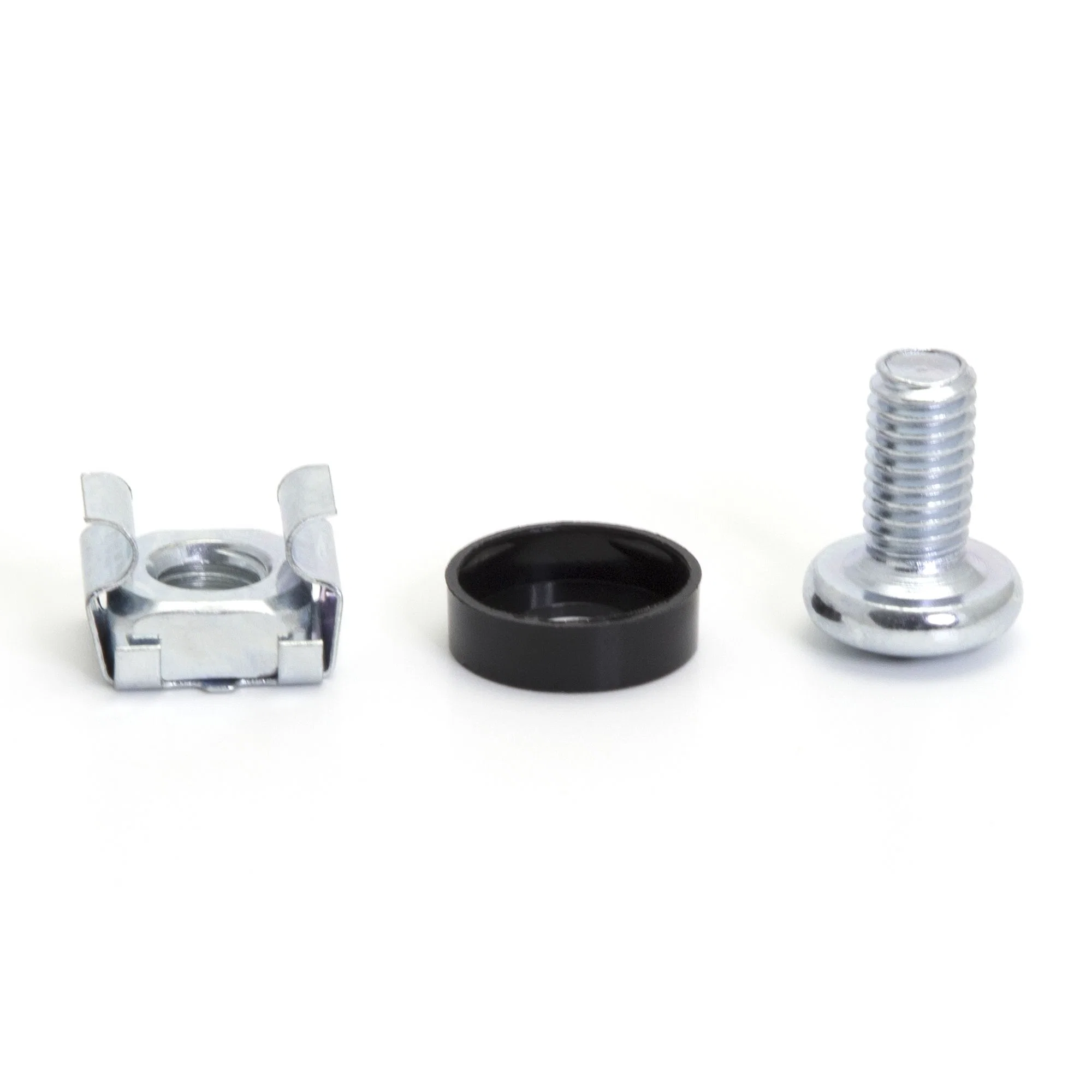 OEM M6 Nut Silver 50-pack