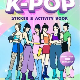 Chartwell KPop Sticker Activity Book Spel Trivia Roligt för Varje KPop Superfan