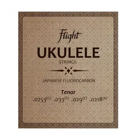Flight Flourocarbon Ukulele Strings Tenor .025-.033-.029-.0218