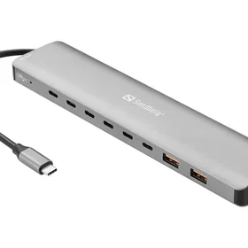 Sandberg 136-80 10-Port USB-C Multiport Adapter (136-80)
