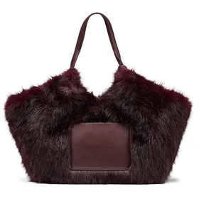 DKNY Paula Mid DW0300962 Faux Fur Bag
