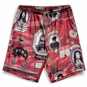 Grimey Supastar Satin Shorts Unisex