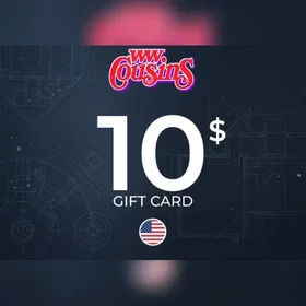 W.W . Cousins Gift Card 10 USD