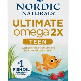 Nordic Naturals Ultimate Omega 2X Teen 1120mg 60 Softgels