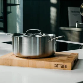 Skottsberg Ruostumaton teräs Kattila Pyöreä 24cm 4.75L (kansillinen)