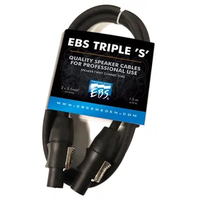 EBS ProLine högtalarkabel 2x3,5mm2 Twist Connectors 1.5m