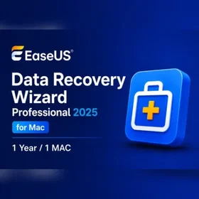 EaseUS Data Recovery Wizard Professional 2025 Datarecupärings-mjukvara 1 År