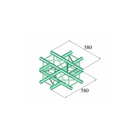 Alutruss DECOLOCK DQ4-PAC41 pièce de croix 4 voies