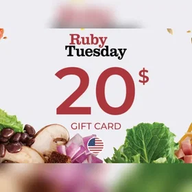 Ruby Tuesday Gavekort 20 USD