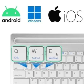 LinQ QWERTY Wireless White