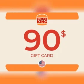 Burger King Presentkort 90 USD