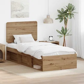vidaXL Artisian Sängram 90x190cm 3412550