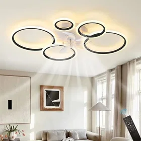 Garwarm LED Dimmable Reversible Ceiling Fan Ø100cm