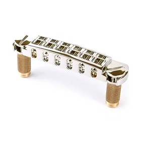 TonePros AVT2P N Wraparound Bridge with SPRS2 Locking Studs Nickel
