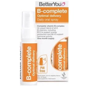 BetterYou B-Complete Munspray Persika Plommon Bringebær 25ml