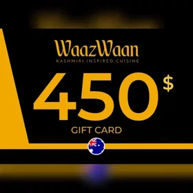 WaazWaan Gift Card 450 AUD
