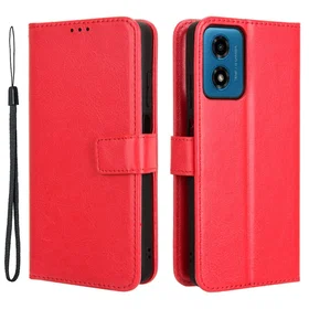 Eiderwood Kunst Skinn Flip Case med Stativ & Lommebok for Motorola Moto G04/G24/