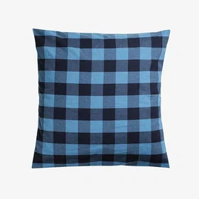 Midnatt Putetrekk Gingham 50x50cm
