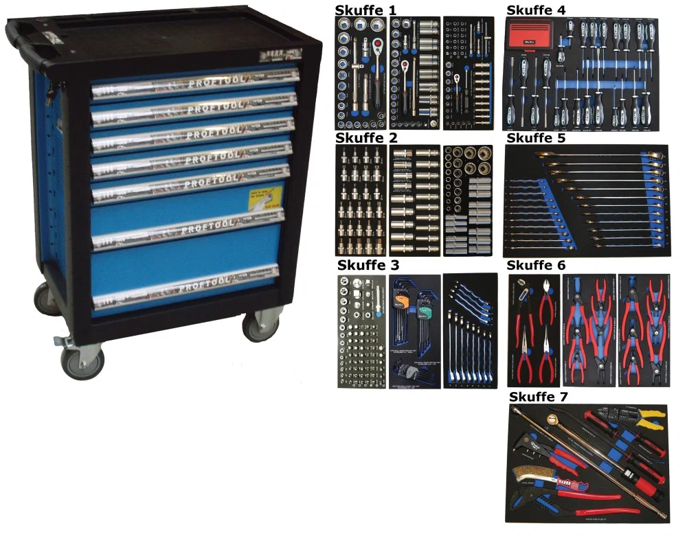 Bato 9137-486 Tool Cart (7 drawers)
