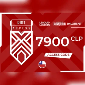 Riot Games Riot Access Code - 7900 CLP Nyckel