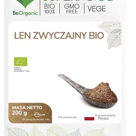BeOrganic Graines de lin Biologique 200g