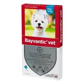 Bayvantic Spot-On Treatment Hund 4-10kg 4-Pack