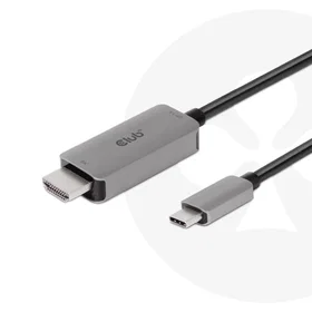 Club 3D CAC-1587 USB-C Usko HDMI Usko Adapterkaapeli 3 M Aktiivinen 4K120hz Tuki