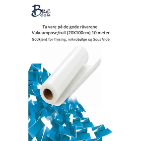 Brecom Vakuumposer 20x500 cm 2-Pack