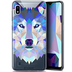 Caseink Gel HD Polygon Djurserie Etfodral för Samsung Galaxy A10